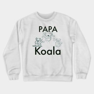 Papa Koala Crewneck Sweatshirt